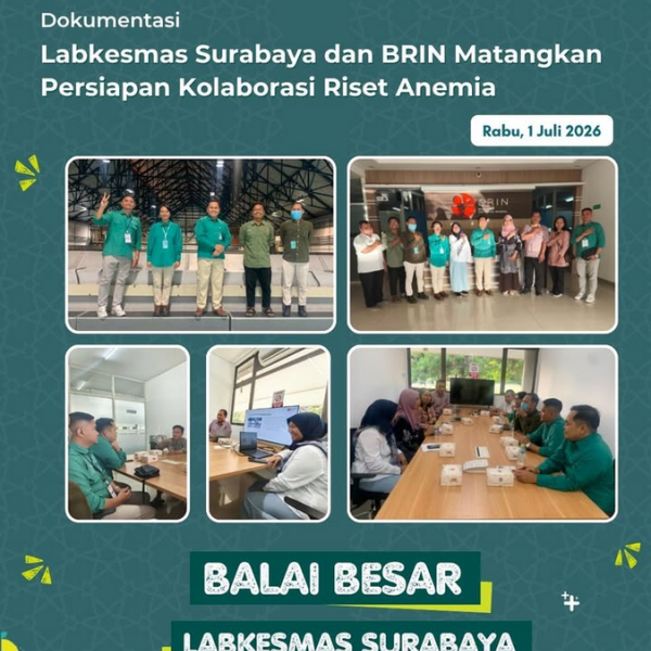 Labkesmas Surabaya dan BRIN Matangkan Persiapan Kolaborasi Riset Anemia